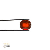 Natural Hessonite Garnet – Certified by IGI | 7.53 Carats | Report No. 612306125